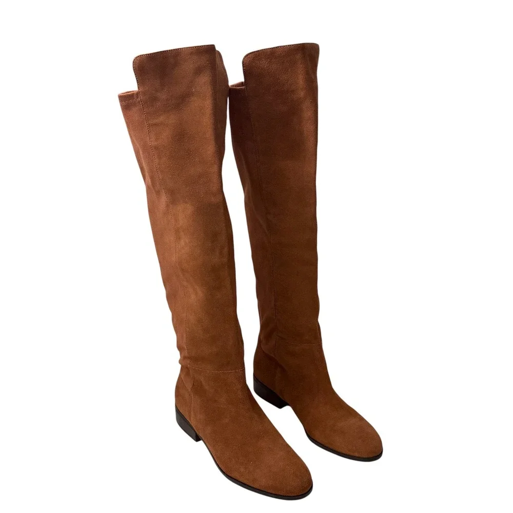 Lucky Brand Women's Calypso Pull-on Over-the-Knee Suede Boots
